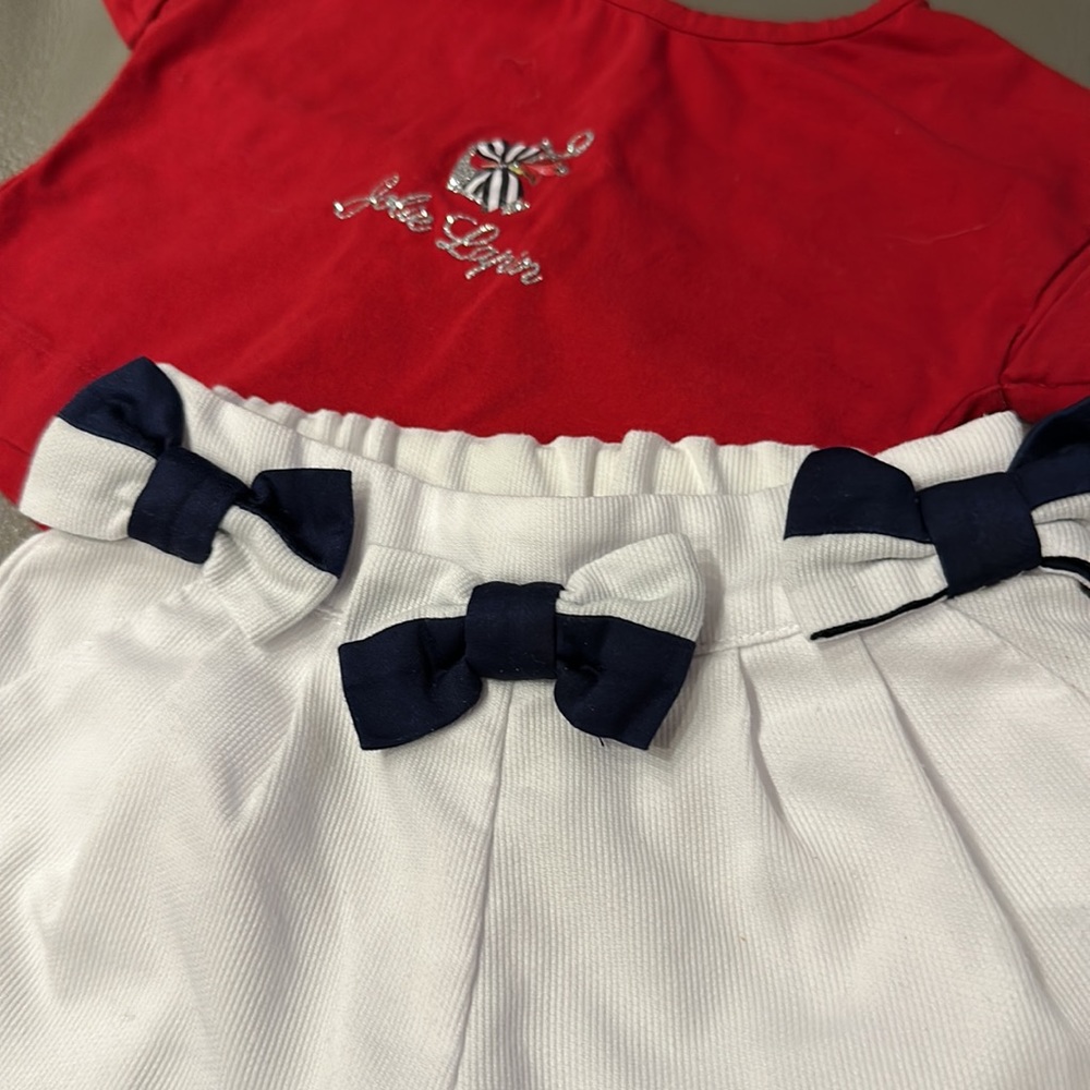 EUC Lapin House two piece short and crop top set. - Picture 2 of 4